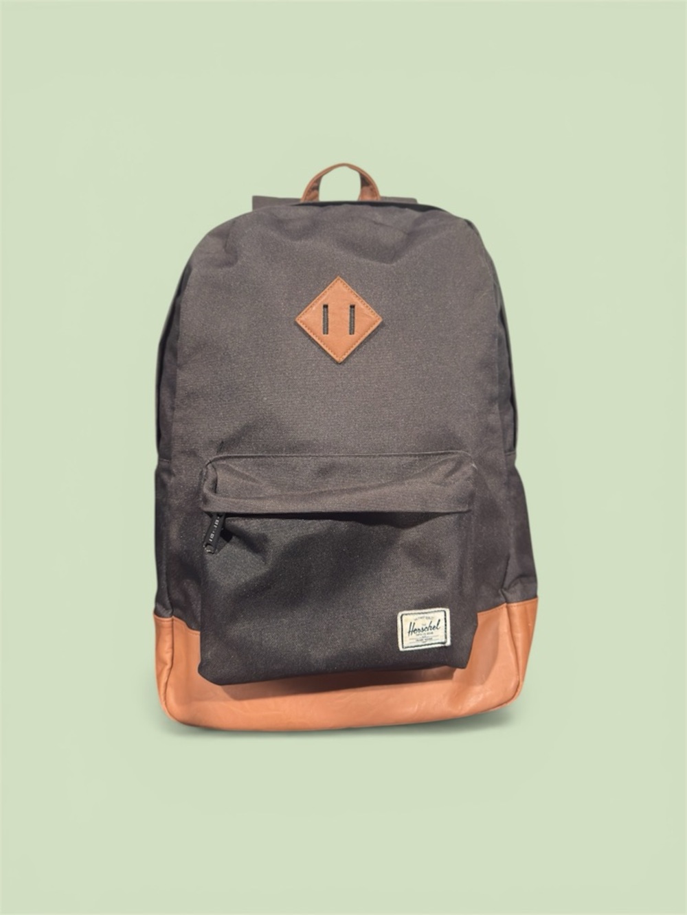 Herschel Supply Company Heritage Black and Tan Backpack